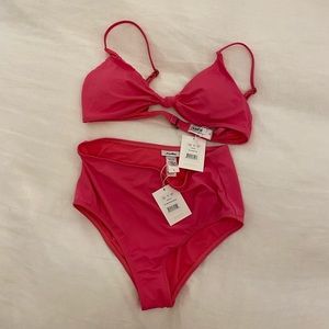 Andie Swim pink bikini